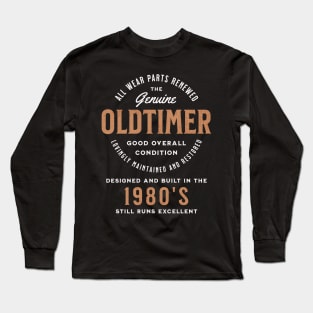 The genuine oldtimer, designed and built in the 1980's Long Sleeve T-Shirt